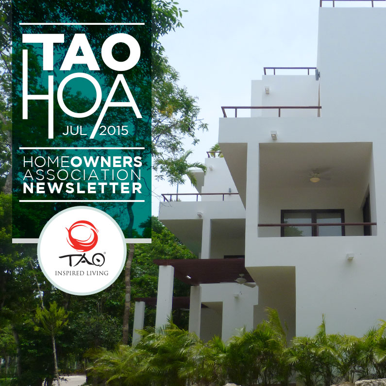 TAO Homeowners Newsletter | July 2015 | TAO Inspired Living
