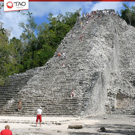Cobá’s Nohuch Mul, the tallest Maya pyramid in the Yucatán Peninsula
