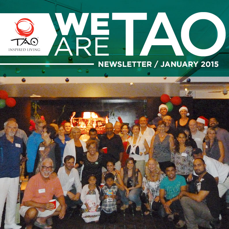 We Are TAO Newsletter / January 2015 / TAO Inspired Living