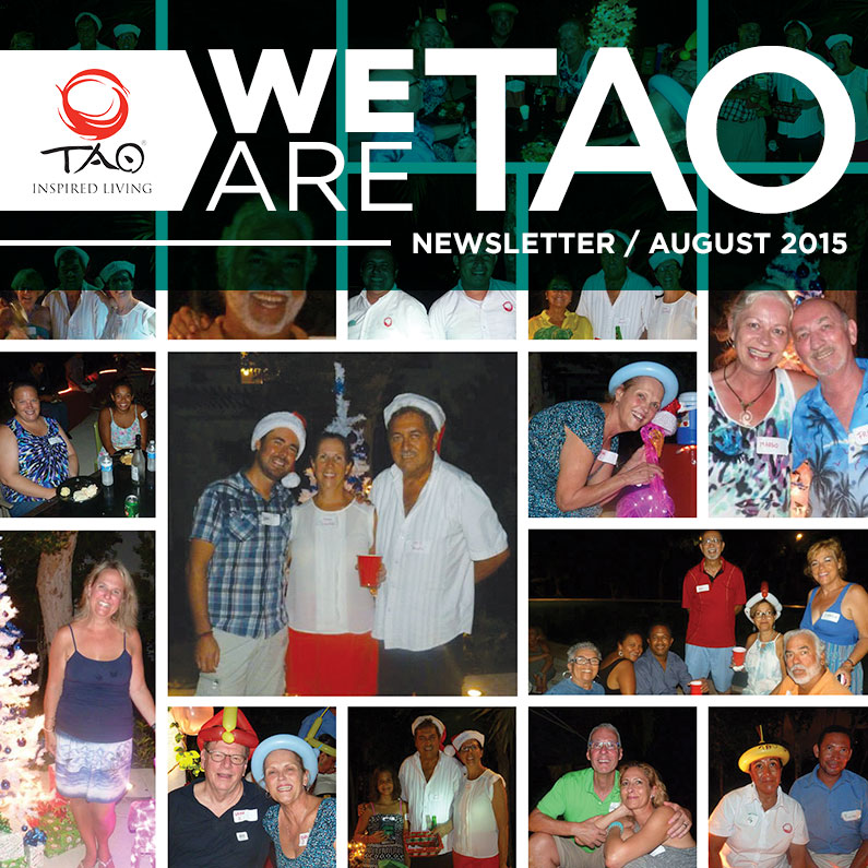 We Are TAO Newsletter / August 2015 / TAO Inspired Living