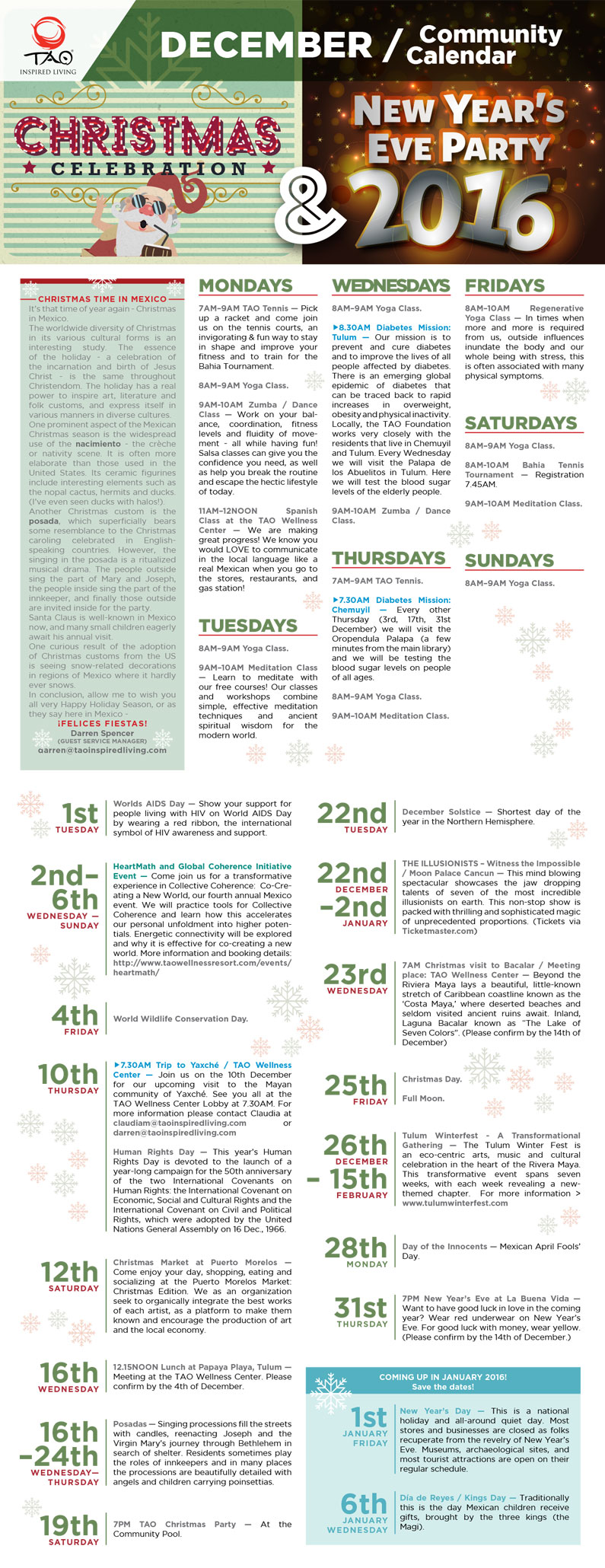 TAO Community Calendar / December 2015
